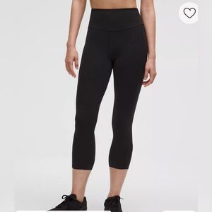 Lululemon Fast and Free High-Rise Crop 19" Pocket